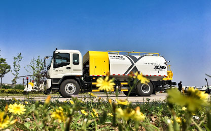 必发高压洗濯车在江苏徐州作业