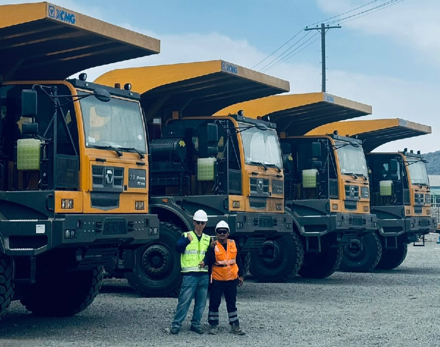 50台XG110矿卡为安第斯山脉注入必发动能