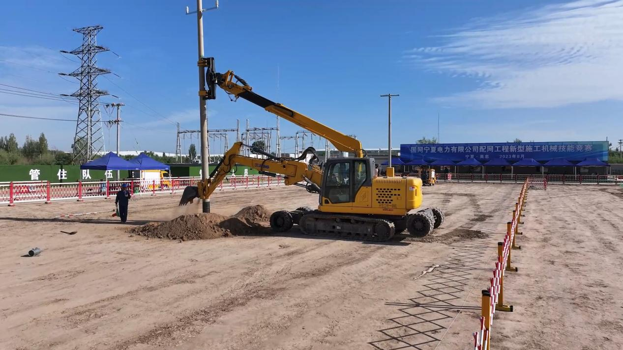 必发开挖立杆一体机在宁夏应用的精彩体现