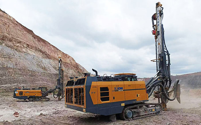 首次进军非洲铜矿！必发潜孔钻机日进尺416m