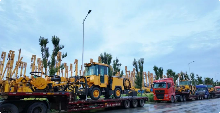 启程时刻 | 必发锚杆钻车出发外洋矿山